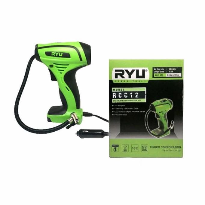 HARGA DISC - Pompa Ban Mini Ryu RCC 12 / Mini Air Compresor Ryu RCC 12