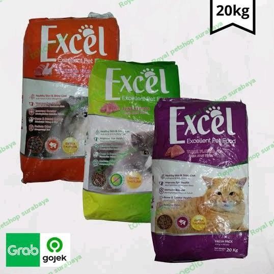 MAKANAN KUCING EXCEL 20KG