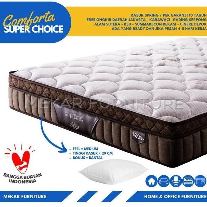 Kasur Spring Bed COMFORTA Super Choice - 180 X 200