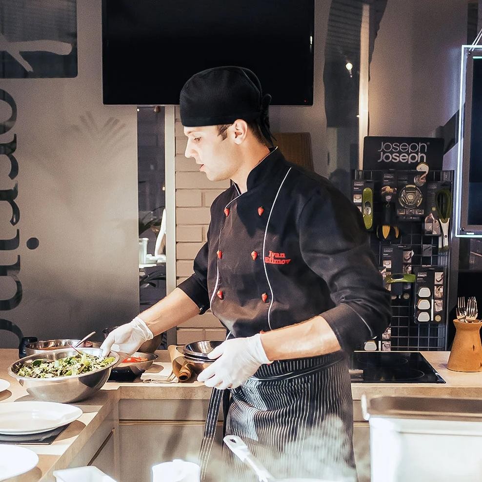 HJK Topi Chef Jepang/Topi Chef Pria/Topi Masak Koki Perempuan/Topi Pirate Chef/Topi Chef Ikat