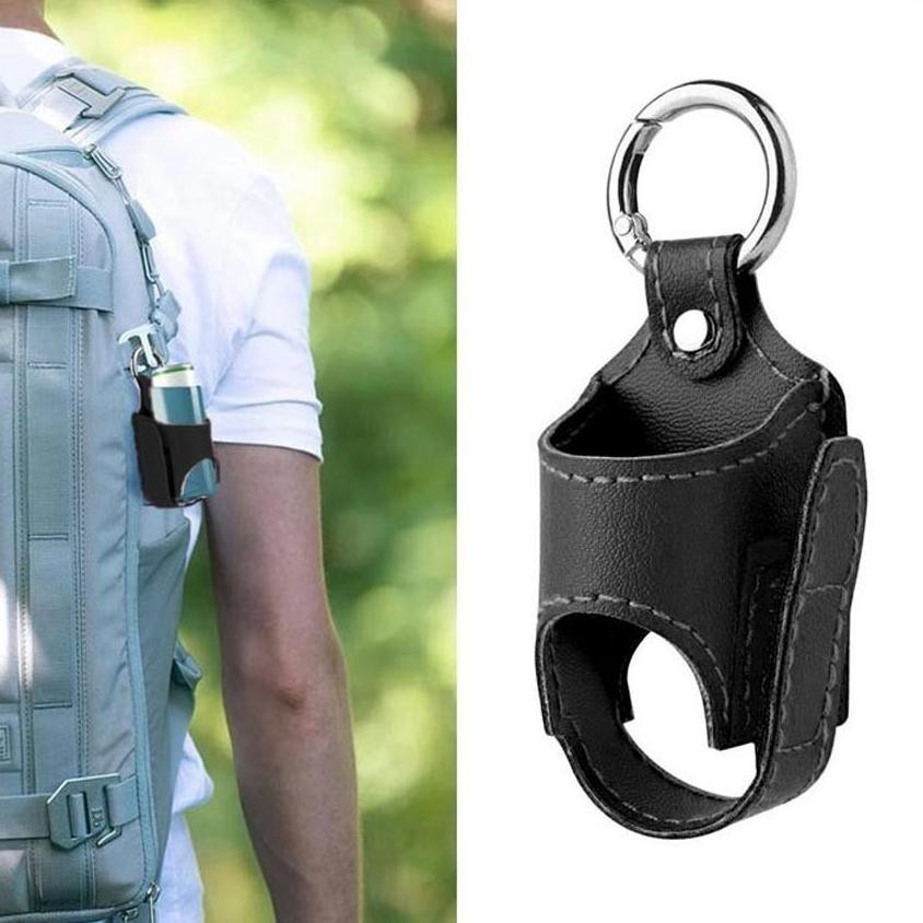 Premium Case Inhaler Asma Semprot Portabel Travel Bahan Leather Sarung Keychain Inhaler 100 Mcg 200 