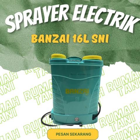 sprayer elektrik tanaman pertanian original banzai 16L