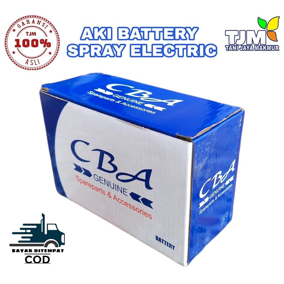 SPAREPART AKI BATERAI CBA/BATTERI SPRAYER ELEKTRIK CBA GENUINE/AKI BATRE/BATTERAY/BATTERY