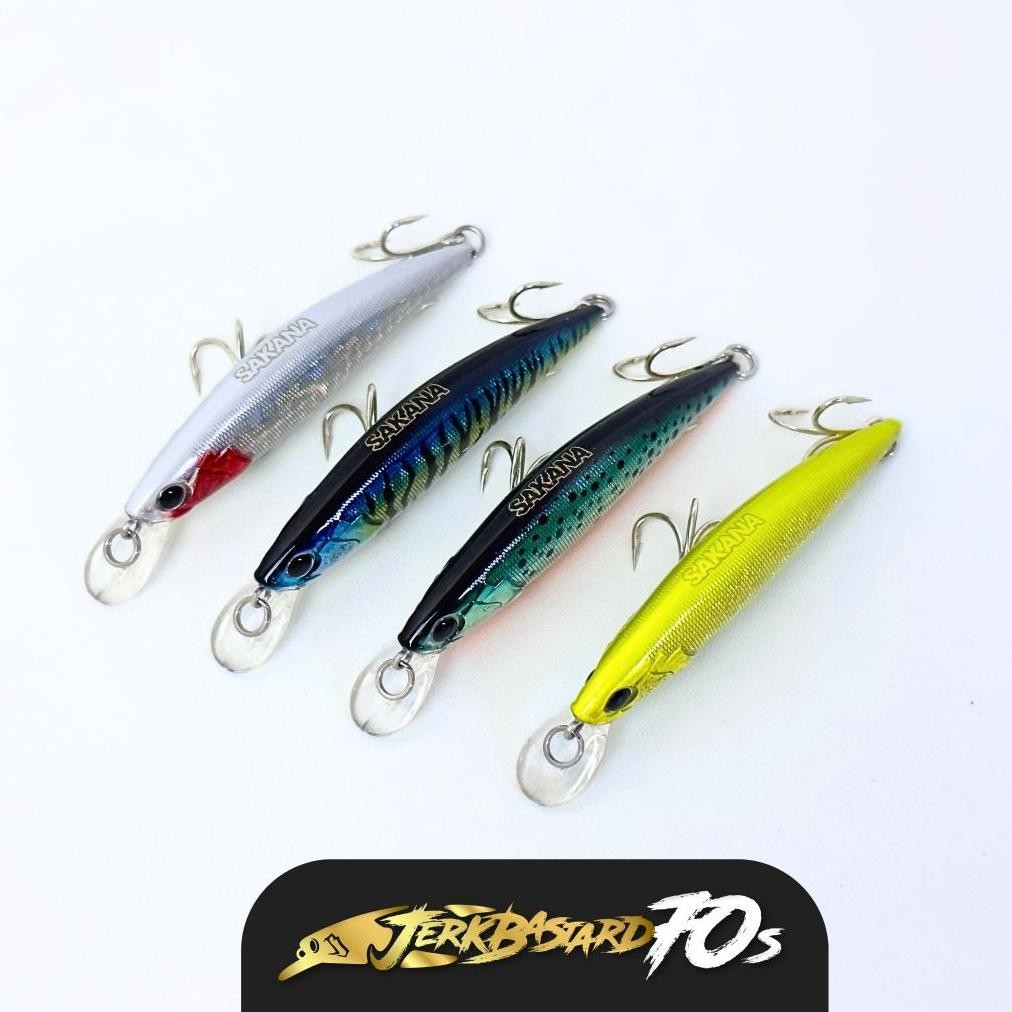 ready sakana jerkbastard 70s 10gr lure minnow sinking umpan casting {terbaru/terlaris/tergcor/kekini