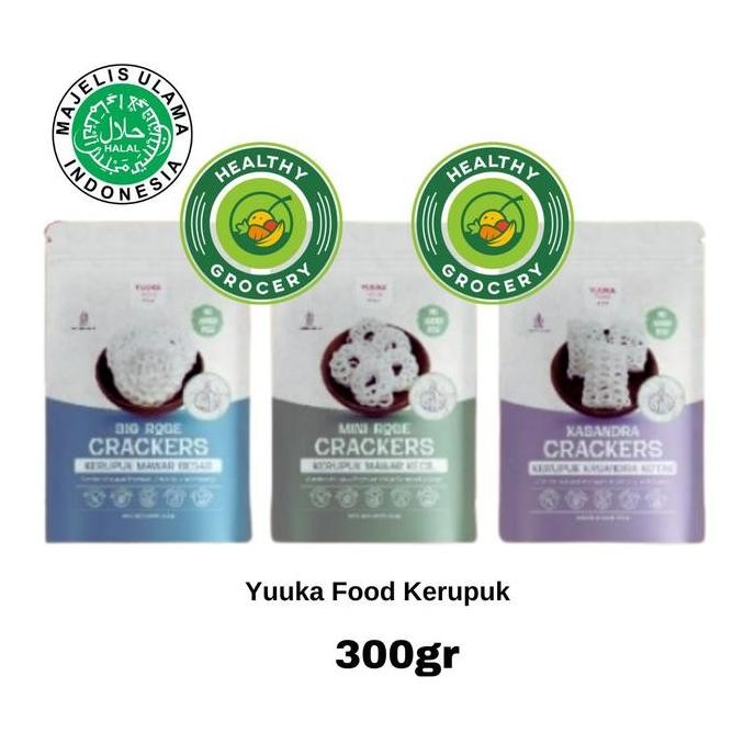 

$+$+$+$+] Yuuka Food Big Rose Crackers / Kerupuk Mawar Besar / Kerupuk Mawar Kecil 300gr 300gr