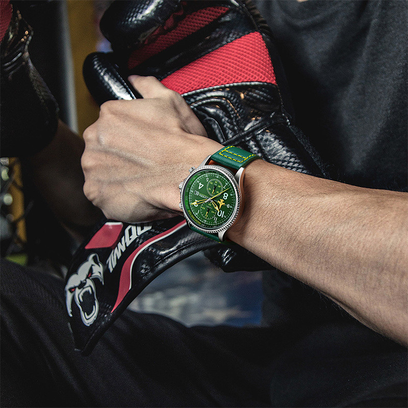 Sinobi Men's Watch Trendy Cool Sports Multifunctional Wristwatch Waterproof Luminous Quartz Watch fo