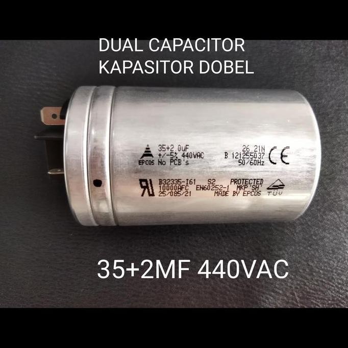 ] CAPACITOR AC PANASONIC KAPASITOR AC 35+2MF 440VAC UNTUK OUTDOOR