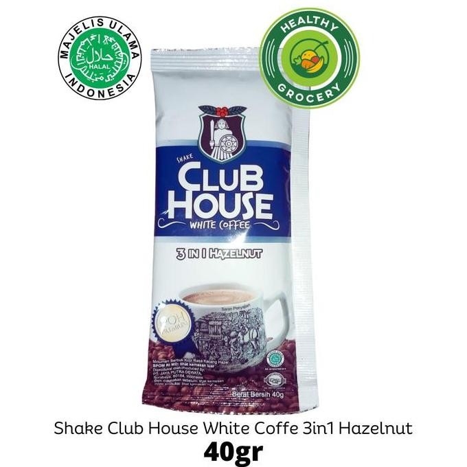 

~@~@~@~@] Shake House Club White Coffe 3in1 Hazelnut 40gr / Instant White Coffe Mix 3in1 Hazelnut