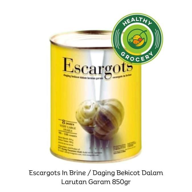 

Buruan beli] Escargots In Brine 850gr / Daging Bekicot Dalam Larutan Garam
