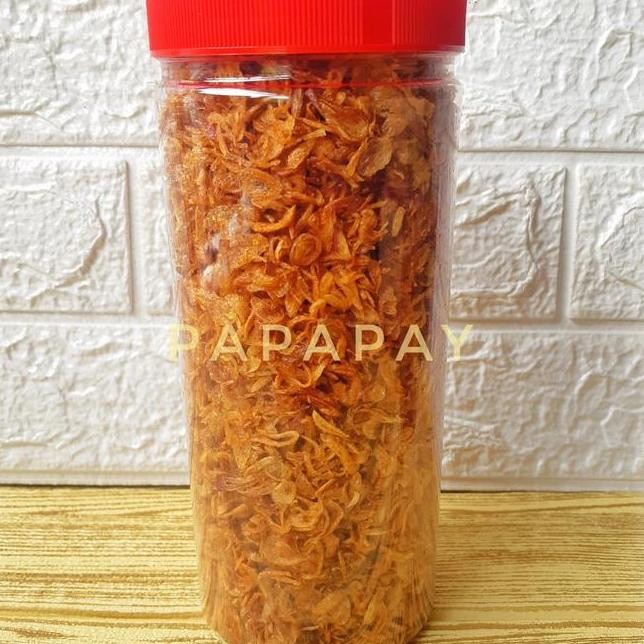 

Bawang Goreng Brebe Murni Tanpa Tepung Tople 1 Liter Tanpa