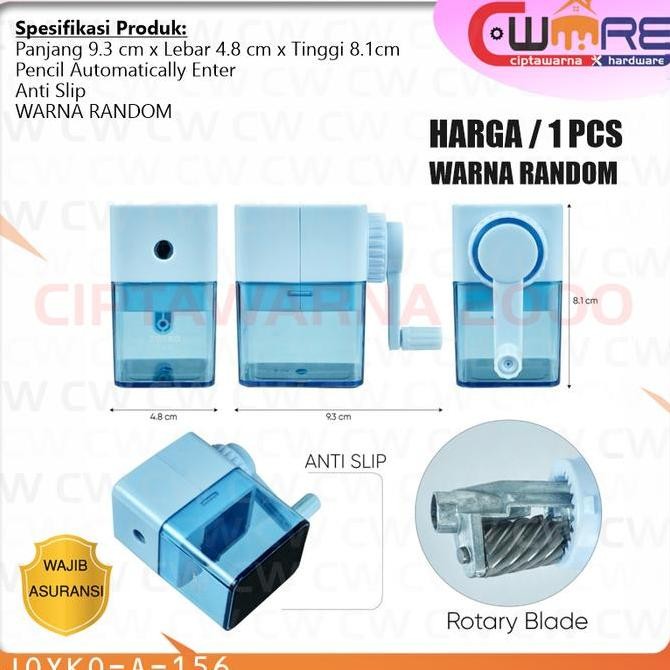 

Buruan serbu] Serutan Peruncting Pensil Pencil Putar Sharpener Rautan Joyko A-156