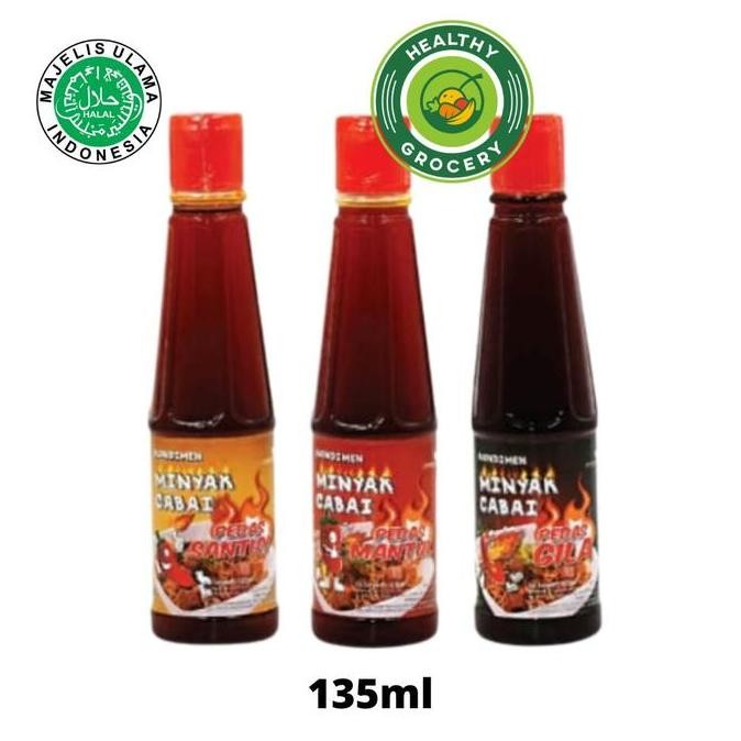 

~^~^~^] Javasuperfood Minyak Cabai Santuy / Mantul / Pedas Gila 135ml
