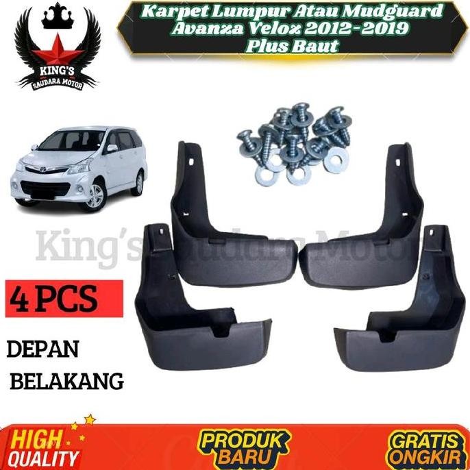 Terbaru Karpet Lumpur Atau Mud Guar Avanza Veloz 2012 - 2019 Set 4 pcs Depan Belakang Best Seller Ac