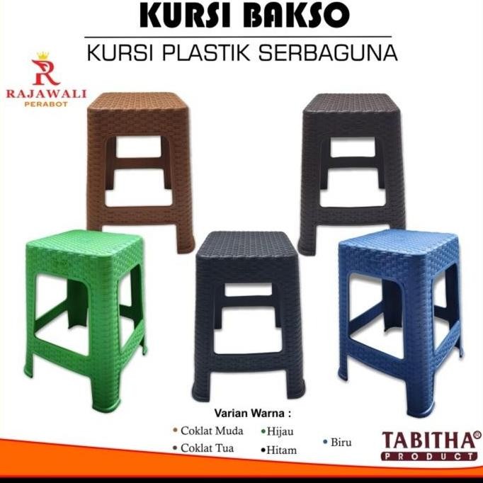 ><><><] Kursi Bangku Plastik Rotan Anyam Bambu Cafe Restoran Hotel Taman Acara