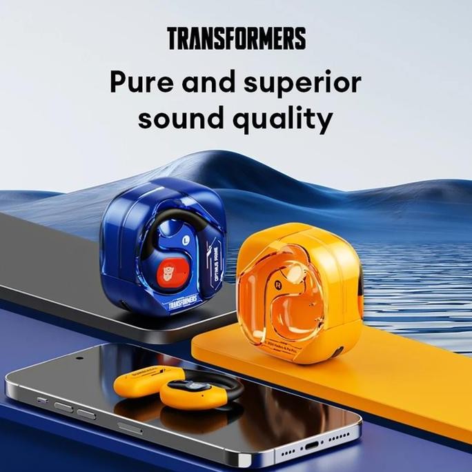 sale thinkplus x transformer t18 tws gaming ear hook earphone stereo ows sport