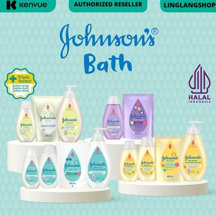 Johnson Baby bath 100mL sabun mandi bayi 2 in1 hair body botol johnson