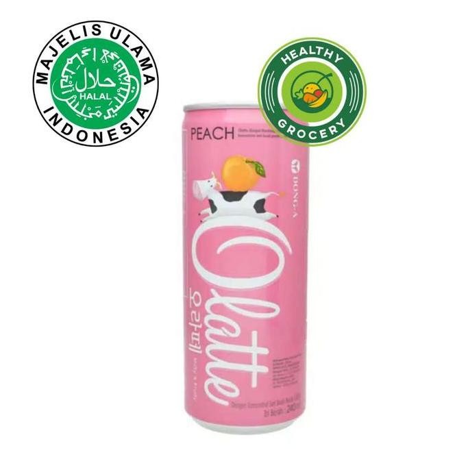 

}}}}}}] Olatte Peach 240ml Minuman Rasa Susu Dan Persik