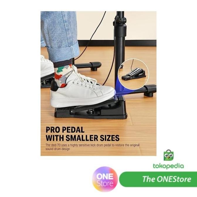 Promo Drum Electric Donner Ded-70 Mesh Drum Pad / Donner Ded-70 Drum Elektrik