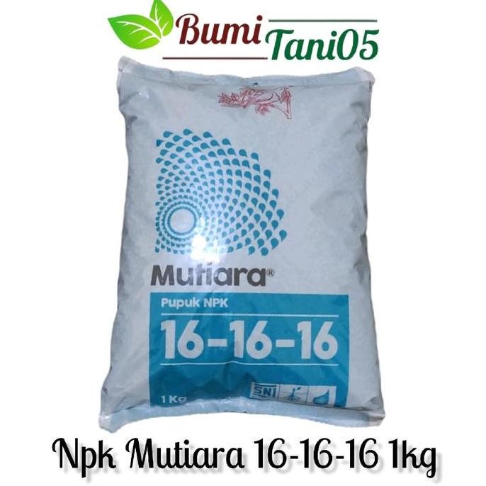 

Terlaris Pupuk Npk Mutiara 161616 Kemasan Pabrik 1 Kg Original