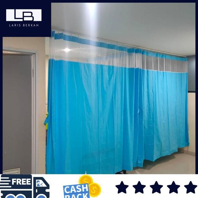 Grosir Tirai Rumah Sakit Anti Bakteri | Tirai Rumah Sakit Klinik|Rs|Maximus