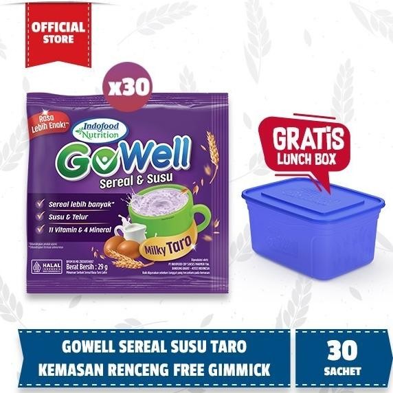 

Murah Gowell Sereal Susu Taro Renceng Free Gimmick