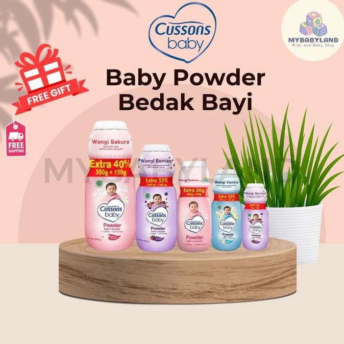 Cussons Baby Powder / Bedak Bayi / Bedak Tabur Bayi | Cusson