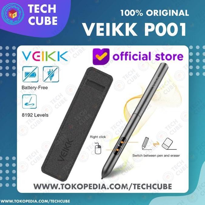 Veikk P001 Digital Drawing Pen Stylus For Veikk S640 Veikk A30