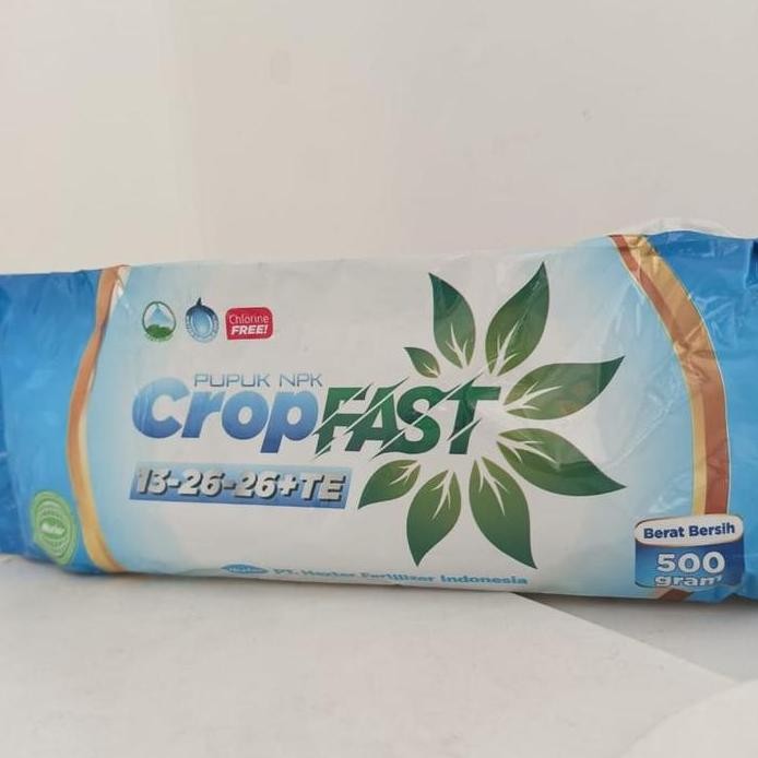 

Terlaris Pupuk Npk Cropfast (Biru) 13+26+26+Te 500 Gram Dr Dgw