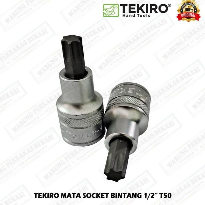 Tekiro T50 Mata Kunci Sok L Socket Bit Bintang 1/2" For Cakram Yamaha Asli