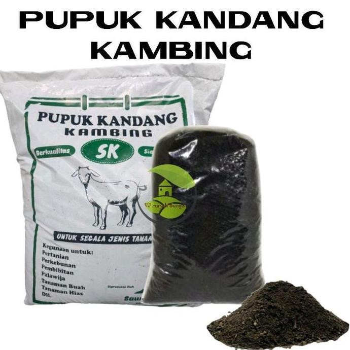 

Terlaris Pupuk Kandang Organik Kambing Halus Kemasan 1Kg