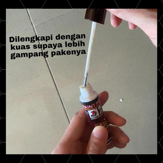 SPIDOL PENGHILANG BARET AJAIB UNTUK BODY MOBIL MOTOR / CAT OLES MOBIL WARNA PUTIH MUTIARA PEARL WHIT