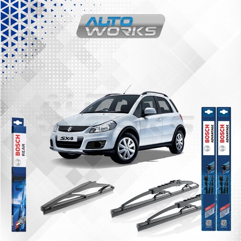 Wiper Suzuki X-Over Depan Belakang Bosch Advantage