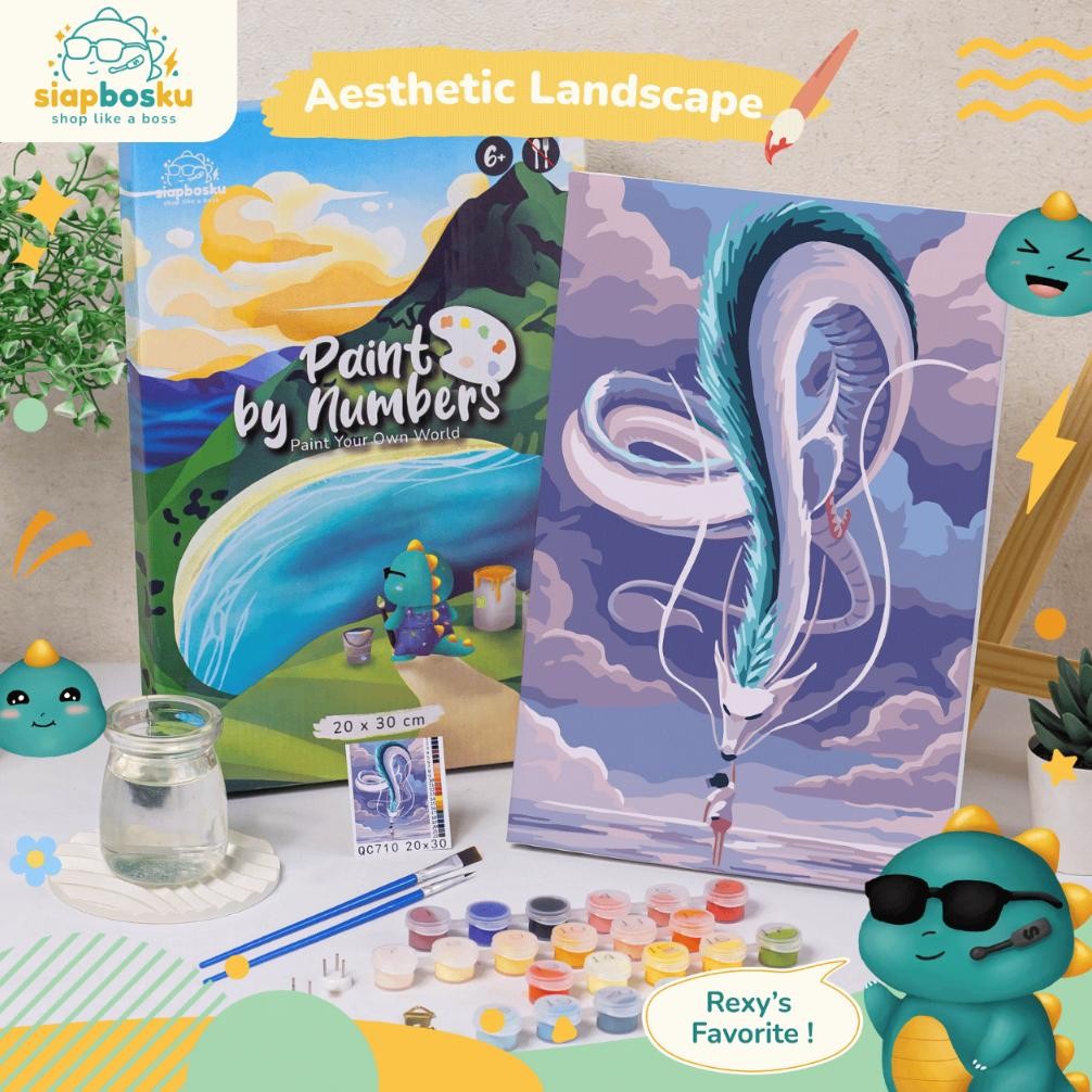 

Terlaris Siap Bosku Kanvas Lukis Paint By Number 20X30 Cm - Aesthetic Landscape Murah
