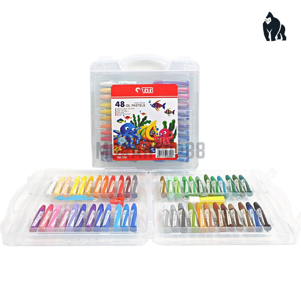 

Terlaris Crayon Titi 48 Warna Oil Pastel / Krayon Mewarnai 48 W [Harga Per Set] Murah