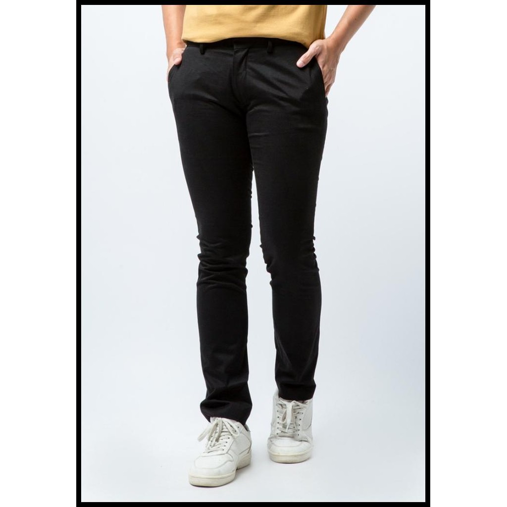 The Executive Skinny Fit Formal Long Pants 1-Lpnbsc521O066 Black Original Best Seller