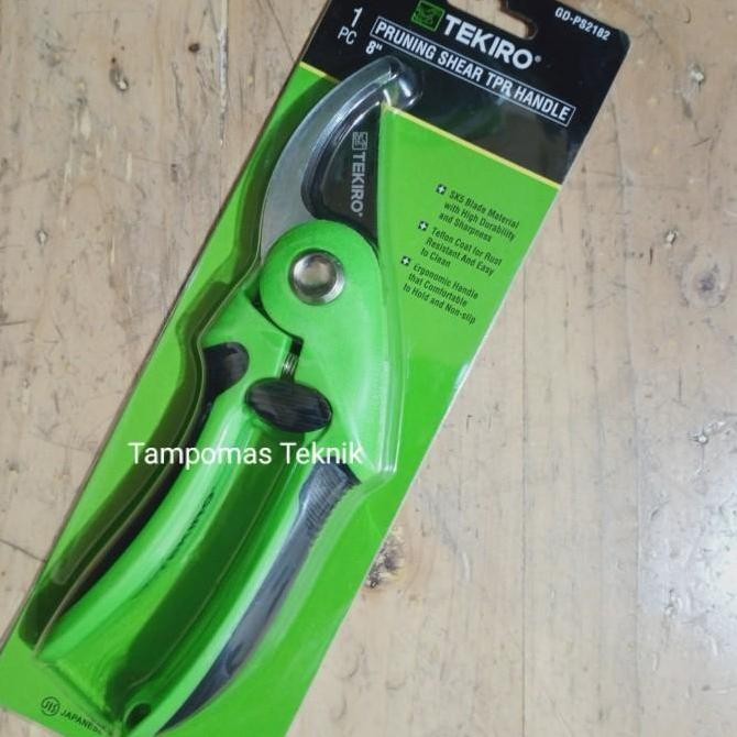 Gunting Dahan TEKIRO 8inch Bengkok Gunting Ranting Batang Buah