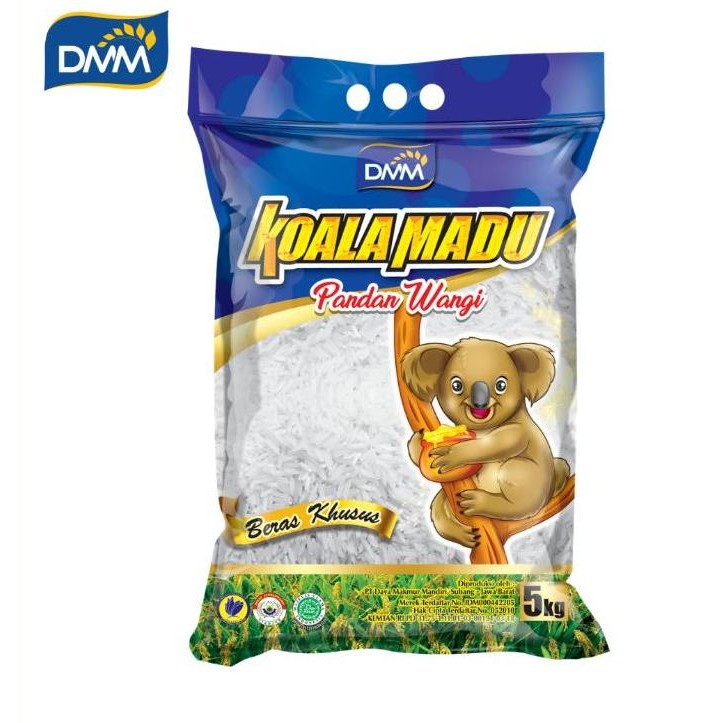 

BARU BERAS KOALA MADU PANDAN WANGI 5KG