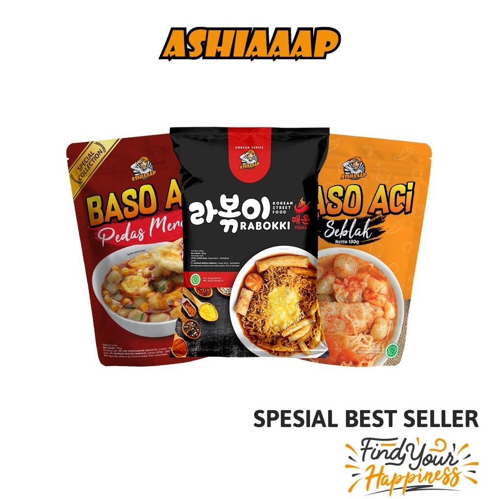 

Ashiaaap Paket Bundling Spesial Best Seller (RABOKKI + BOCI MERCON + BOCI SEBLAK )