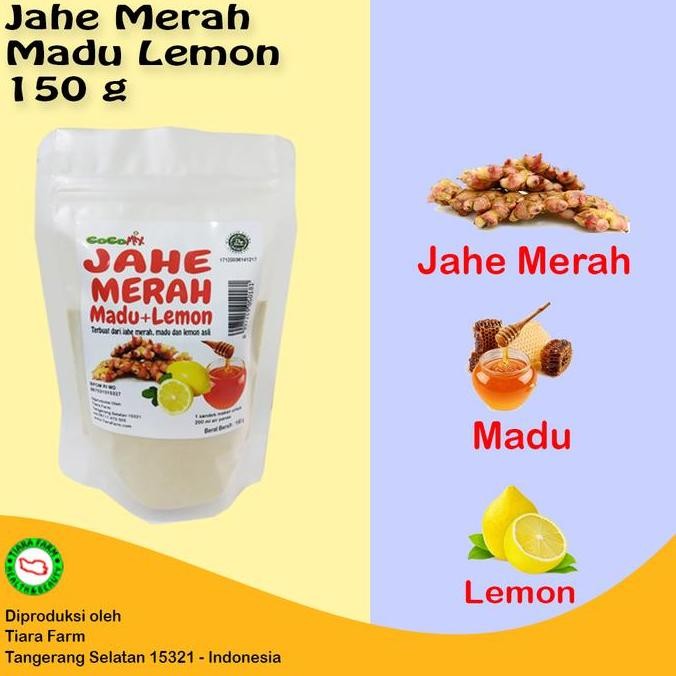 

BARU JAHE MERAH + MADU + LEMON 150 G