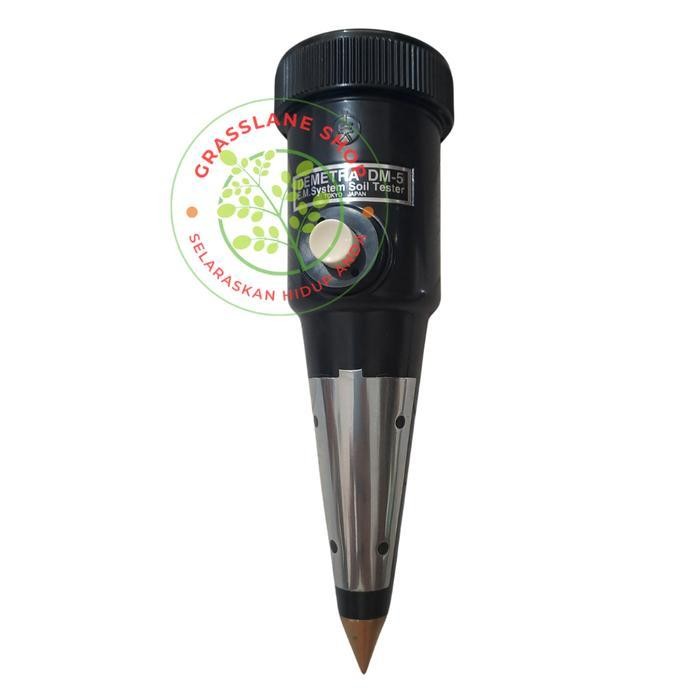 Soil Tester Dm 5 Dm5 Ph Moisture Humidity Meter Ph Tanah Takemura Original Dan Terpercaya
