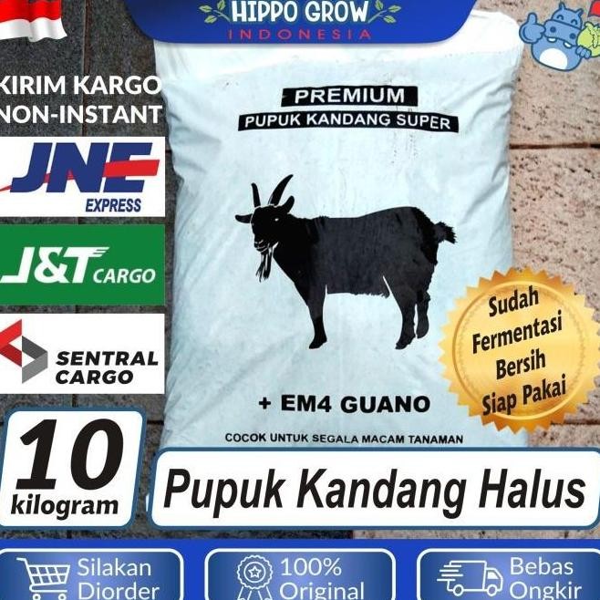 

Terlaris Pupuk Kandang Halus Kohe Kambing Fermentasi Karung - Kirim Kargo
