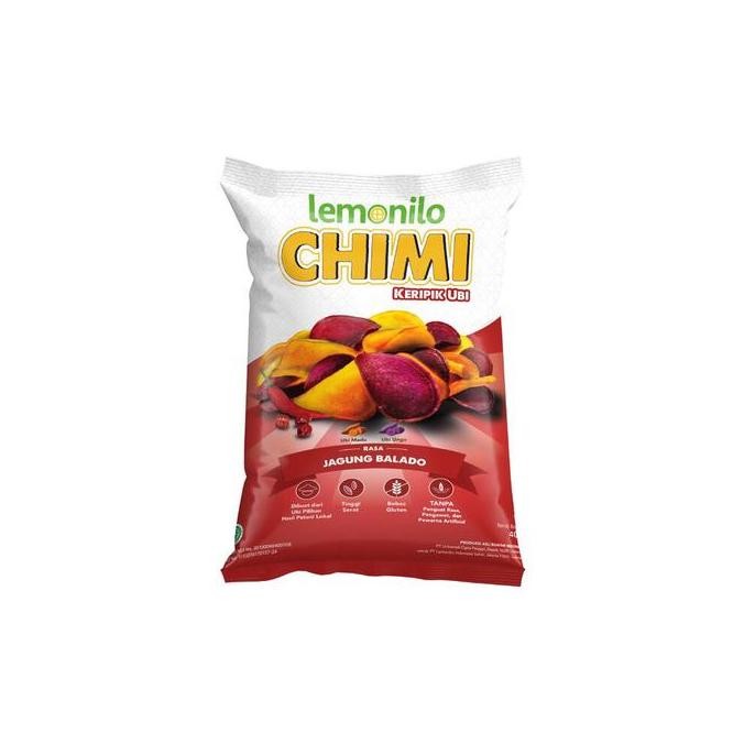 

Baru Lemonilo Chimi Keripik Ubi Rasa Jagung Balado 40 Gram