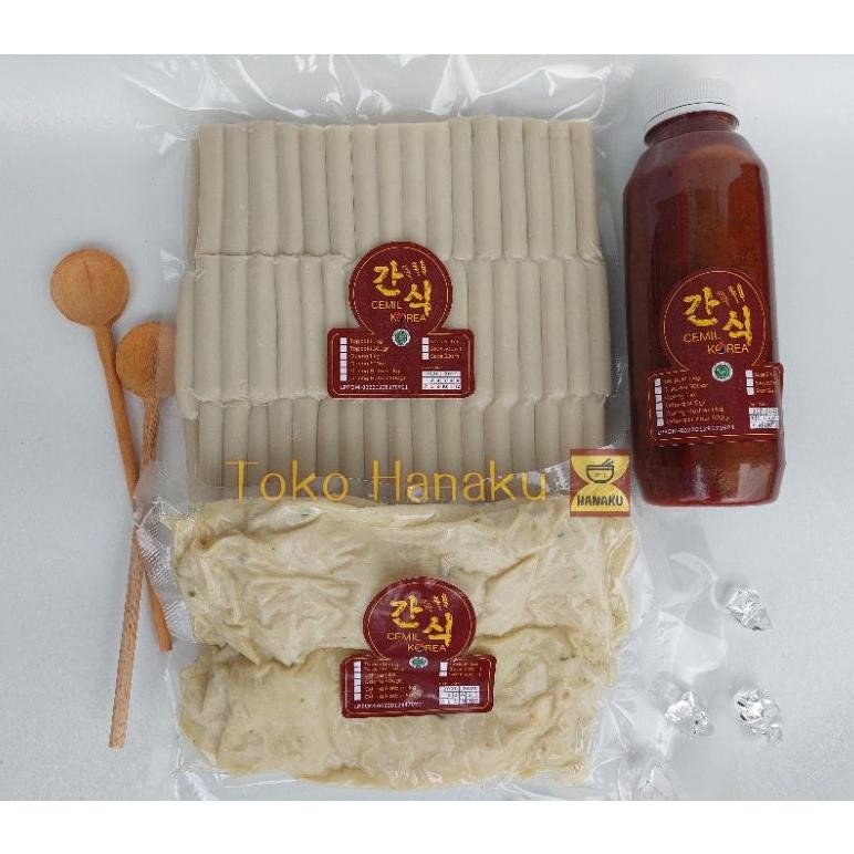 

PAKET KELUARGA TIGA TOPOKI ODENG SAOS GOCHUJANG TOPOKKI TOPPOKI CEMIL KOREA