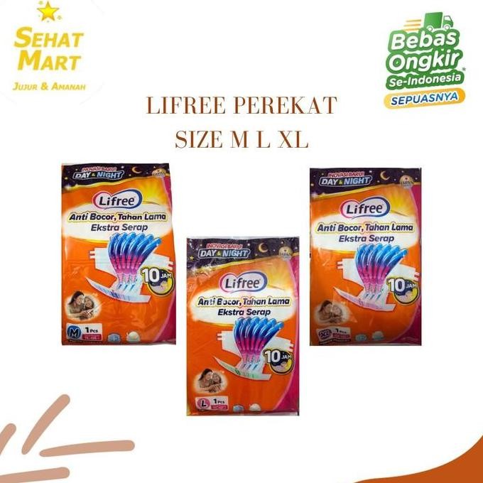 BIG SALE Pamper Dewasa Perekat Lifree M L XL isi 48 pcs
