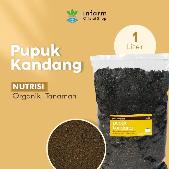 

Terlaris Infarm - Media Tanam Organik Pupuk Kandang 1,3 Liter