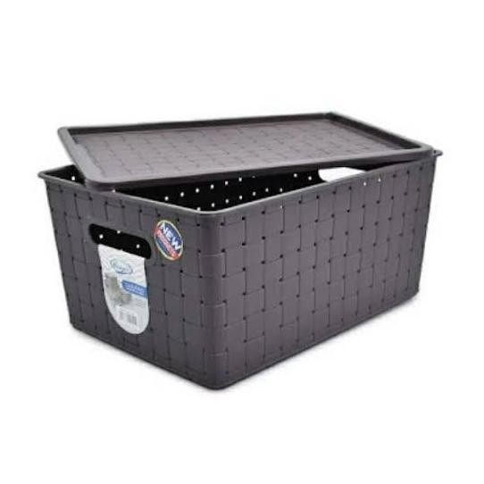 {{{{}}] Keranjang Hawaii Tutup Lugano S | Box Hawaii Kotak Hawaii Kecil Rotan