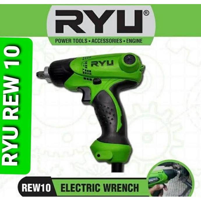 Impact Wrench Ryu Rew 10 Alat Buka Baut Elektrik Listrik Ryu Termurah