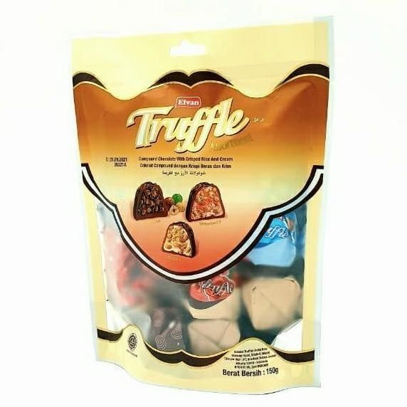 

Baru Elvan Truffle Chocolate Turki 150 Gr - Assortment (Mix) Cokelat Coklat