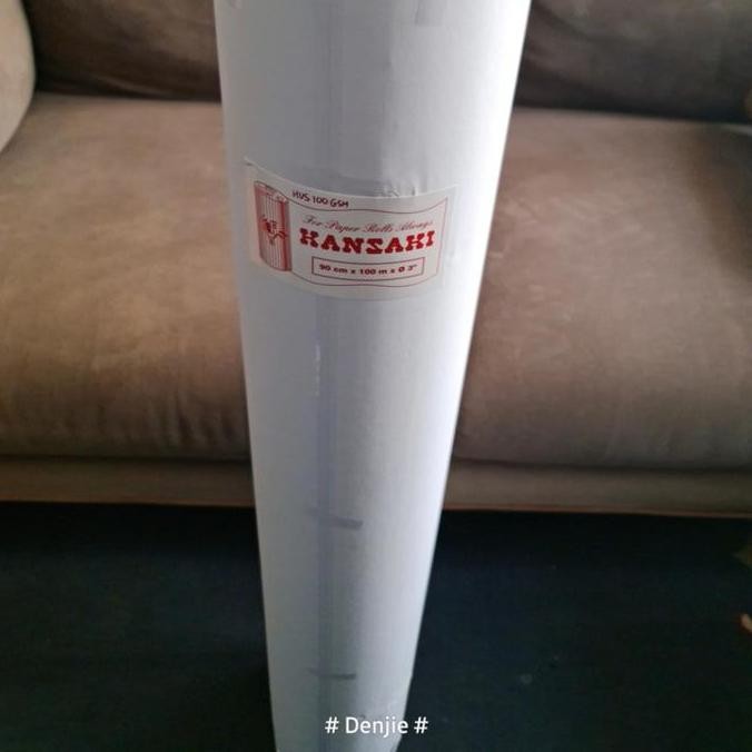 

BEBAS ONGKIR - KERTAS HVS ROLL PLOTTER 100 GSM A0 (36") 100 M