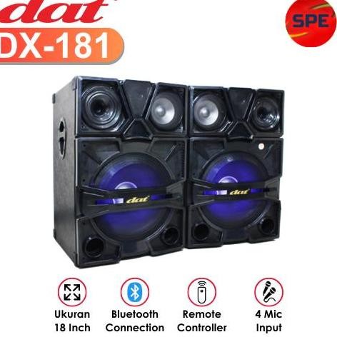 BEBAS ONGKIR - DAT DX 181 SPEAKER AKTIF 18 INCH / DX181